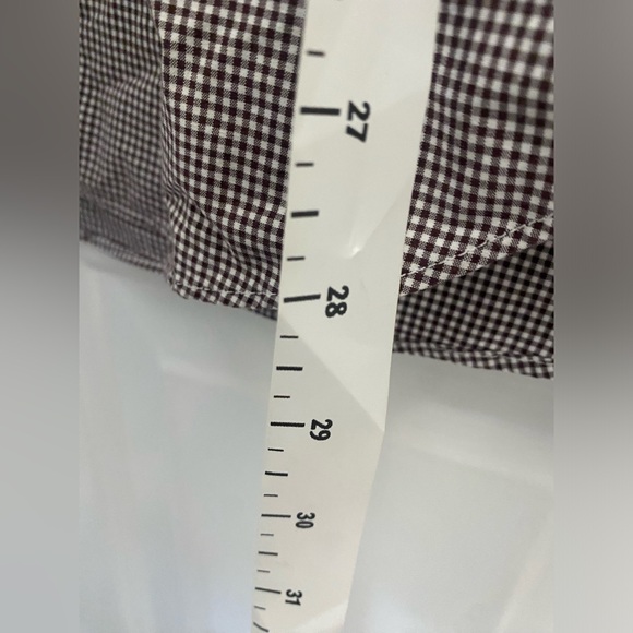 J Crew Shirt Men’s Large Button Up Long Sleeve Flex Washed Slim Fit Check - Picture 7 of 10
